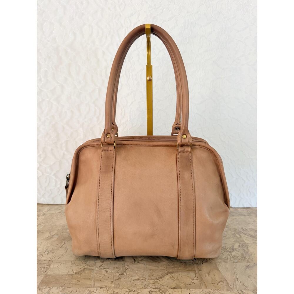 Vtg COACH glovetanned leather satchel bag - Picture 4 of 14